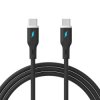 Kabel USB Akyga AK-USB-67 USB-C / USB-C 2.0 1m 60W - czarny