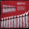 517.0043 Combination spanner set, angled, 21 pieces 6 - 32 mm