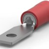 Insulated ring cable lug, 0.3-1.31 mm², AWG 22 to 16, 3.68 mm, M3.5, red, 2-327956-1