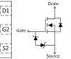 30-V, N channel NexFET™ power MOSFET, dual SON 2 mm x 2, 42 mOhm, gate ESD protection | DLV | 6 | -55 to 150