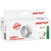 METO 9506167 Price Labels 26x16mm Permanent Adhesive Wave Edge White 6000 pcs