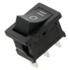 Włącznik II pozycje czarny duży MK1012C P-ch 6342