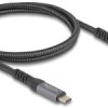 DeLOCK USB 40 Gbps kabel do transmisji danych i szybkiego ładowania koncentryczny 1 m 8K 60 Hz USB PD 3.1 rozszerzony za