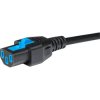 Power cord, North America, plug type A, straight on C17 socket, straight, SJT 2 x AWG 18, black, 3 m, 3-140-594