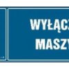 ZNAK - HH054 Tablica bezpiecznikowa 45 x 15 cm PN - Płyta 1mm