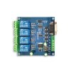 Moduł przekaźnika RS232/TTL UART Modbus Rtu 4 Ch Komunikacja 4-kanałowy 7-24V