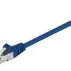 Kabel Patchcord CAT 5e SF/UTP RJ45/RJ45 0,25m niebieski