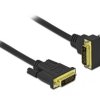 Delock DVI kabel DVI-D 24+1pin. Złącze 3 m czarny 85895 podwójne ekranowanie, styki pozłacane Kabel DVI