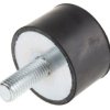 Mocowanie antywstrząsowe, M10, Ø 40mm, materiał: Guma naturalna 60Shore A, RS PRO