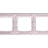 Karo Ramka Potrójna Ecru Perłowy R-3S/42