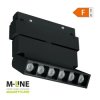 Reflektor szynowy magnetyczny liniowy regulowany 6W 480lm 4000K czarny M-LINE