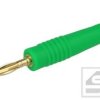 Wtyk bananowy 2mm;25.205.4;zielony; 10A;60V;lutowany;Amass