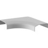 Listwa maskująca do kabli narożna Maclean MC-697 W 127x127x21,5 mm plastik systemowa MC-697