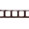 Karo Ramka Pięciokrotna Czekoladowy Metalik R-5S/40
