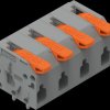 2601-1304 PCB terminal with lever, 1.5 mm², RM 7.5 mm, 4-pole