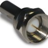 F plug 75 Ω, Belden 1855A, Belden 4855R, Belden 4855P, crimp connection, straight, 222126