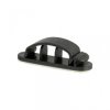 UKSot-3 Uchwyt kablowy samoprzylepny otwierany 3xfi9mm kolor czarny organizer kablowy 37.33 /20 szt./