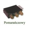 Wskaźnik LED 3x3mm pomarańczowy; 40mcd; do PCB