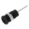 Gniazdo bananowe Żeński Pin Czarny 36A Electro PJP rozmiar 4 mm