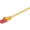 Kabel Patchcord CAT 6 U/UTP RJ45/RJ45 10m żółty