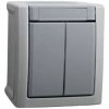 VIKO 90591003-DE Wet Room Switch Pacific Grey IP54 IK05 Large Panel