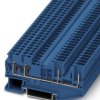 Through terminal block, spring-cage/plug-in connection, 0.08-4.0 mm², 4 pole, 24 A, 6 kV, blue, 3040669