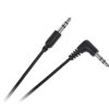 Kabel JACK 3.5 wtyk - JACK 3.5 wtyk 0.5m kątowo-prosty...