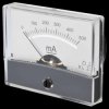Moving coil meter, 500 mA, W: 60 mm, H: 46 mm