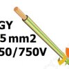 Przewód LGY 95 mm2 żółto-zielony (450/750V) jednożyłowy linka H07V-K (bębnowy) IG2010.13 BITNER