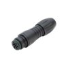 Binder 99-9114-00-05 Female Cable Mount 5 Pin Black Code with Solder Terminal