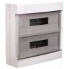 Rozdzielnica modułowa 2x18 natynkowa drzwi transp. seria 600 IP40 400x400x130 szara EC60036