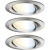 Paulmann 92962 Nova Plus LED Recessed Light 18W Iron Brushed Zigbee-Compatible