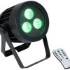 Eurolite LED IP PAR 3x9W SCL Spot Efekt DMX, LED Ilość diod LED: 3 9 W czarny