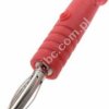 211-RT Wtyczka izolowana 2mm, lamelkowa, przył. lutowane, 10A, czerwona, ELECTRO-PJP, 211RT