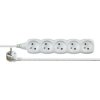 Przedłużacz 5-gniazd z/u 7m /H05VV-F 3G1/ biały P0517