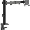 Uchwyt biurkowy przegubowy na 1 monitor Spacetronik SPA-112