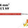 Kabel przewód solarny do instalacji fotowoltaicznych 1x4 mm2 1,0/1,0kV BiT 1000 Solar PV czerwony S68350.05 BITNER