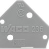 End plate for feed through terminal, 236-100