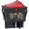R-TECH 523236 Rocker switch DPST, red illuminated, 01 marking, 20A 250V