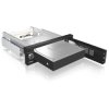 ICY BOX IB-168SK-B HDD caddy 5.25 inch black aluminium for hard drive install