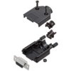 Osłona tylna D-Sub 9 -pinowe Tworzywo sztuczne Proste Encitech Connectors