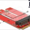 63909 Delock Adapter Mini PCIe > M.2 Key E slot