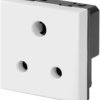 Built-in socket outlet, white, 5 A/250 V, India, IP20, 2500710000