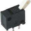 Łącznik Micro, typ: Dźwignia, SPDT, 100 mA przy 30 V DC, montaż: Przewlekany