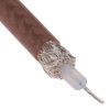 Kabel koncentryczny, RG179, FEP, Brązowy Bez zakończenia Bez zakończenia, RS PRO Bez zakończenia Szpula 25 m