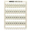 WAGO 209-666 WSB Quick Marker Vertical (1-50) 2ea White