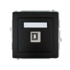 DECO Gniazdo USB-AB 2.0 czarny mat 12DGUSB-3 KARLIK