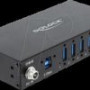 60791 Industry Hub 7 x USB 5 Gbps Type-A with 8 kV ESD protection and