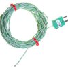 Termopara z odsłoniętym złączem K średnica 1/0.5mm długość 1m -75°C do +250°C Wtyk miniaturowy RS PRO