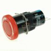 PRZYCISK BEZPIECZEŃSTWA ON-ON 1 TOR CZERWONY 23mm